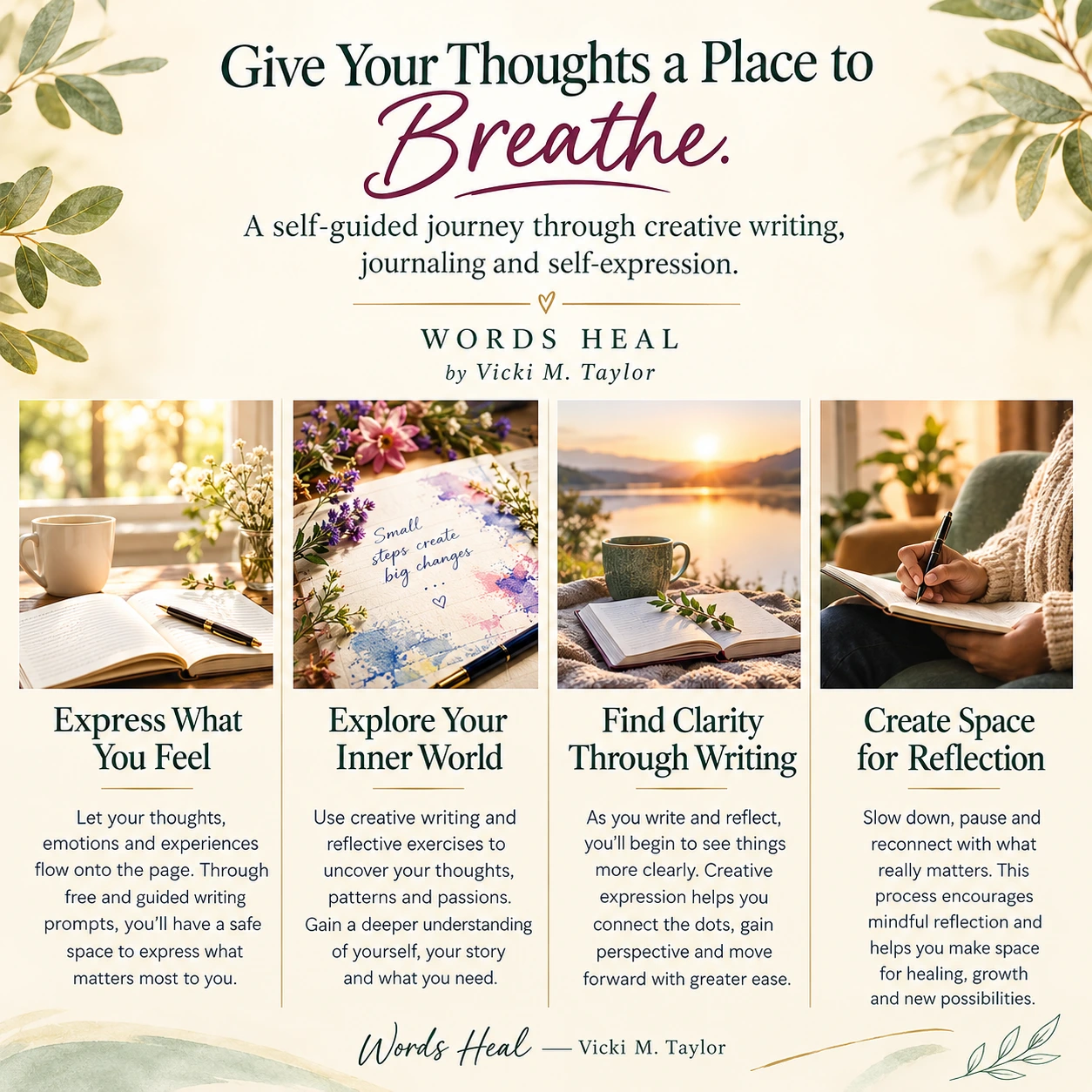 Words Heal — Promotional design